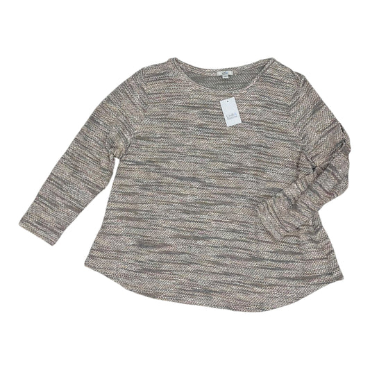 Sweater By Croft And Barrow In Grey, Size:3X