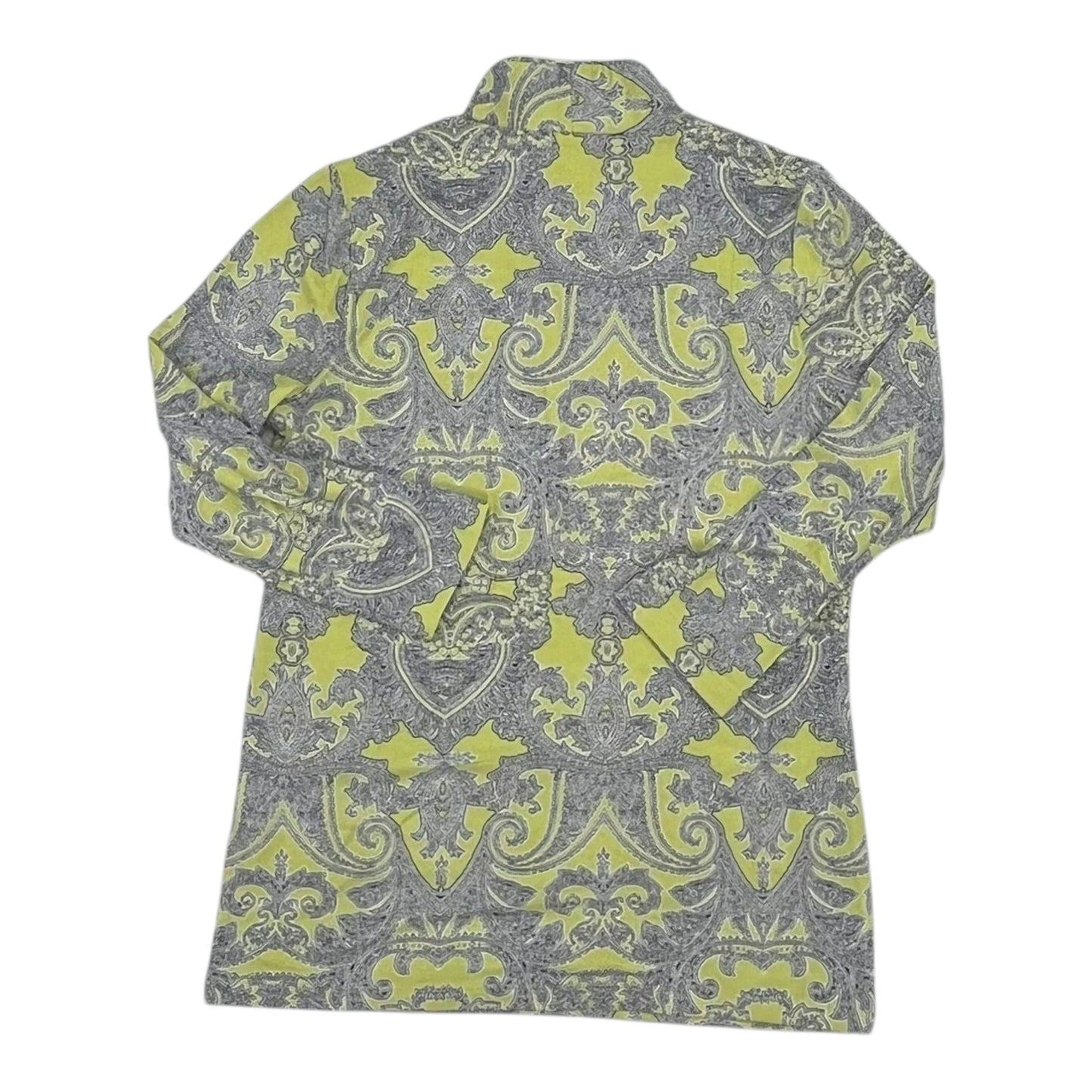 Top 3/4 Sleeve By Chicos In Yellow, Size:Xs
