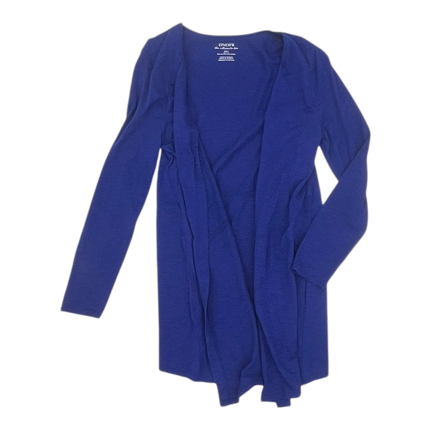 Cardigan By Chicos In Blue, Size:S