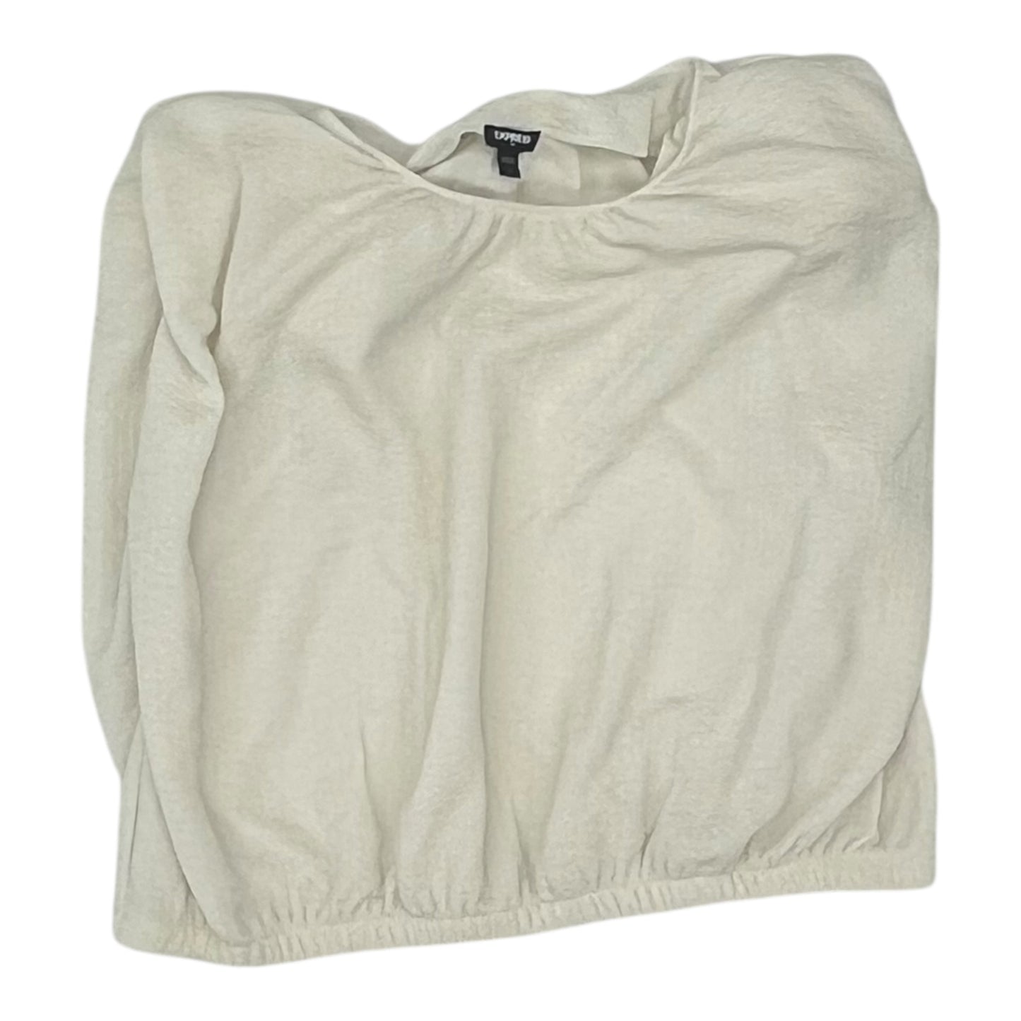 Blouse Ss By Express In Cream, Size:Xl