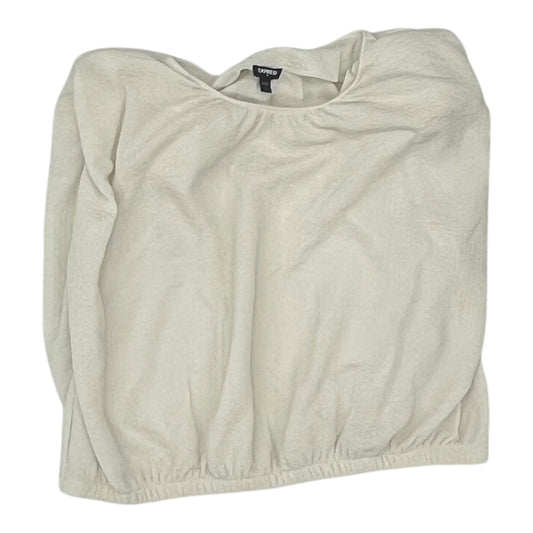 Blouse Ss By Express In Cream, Size:Xl