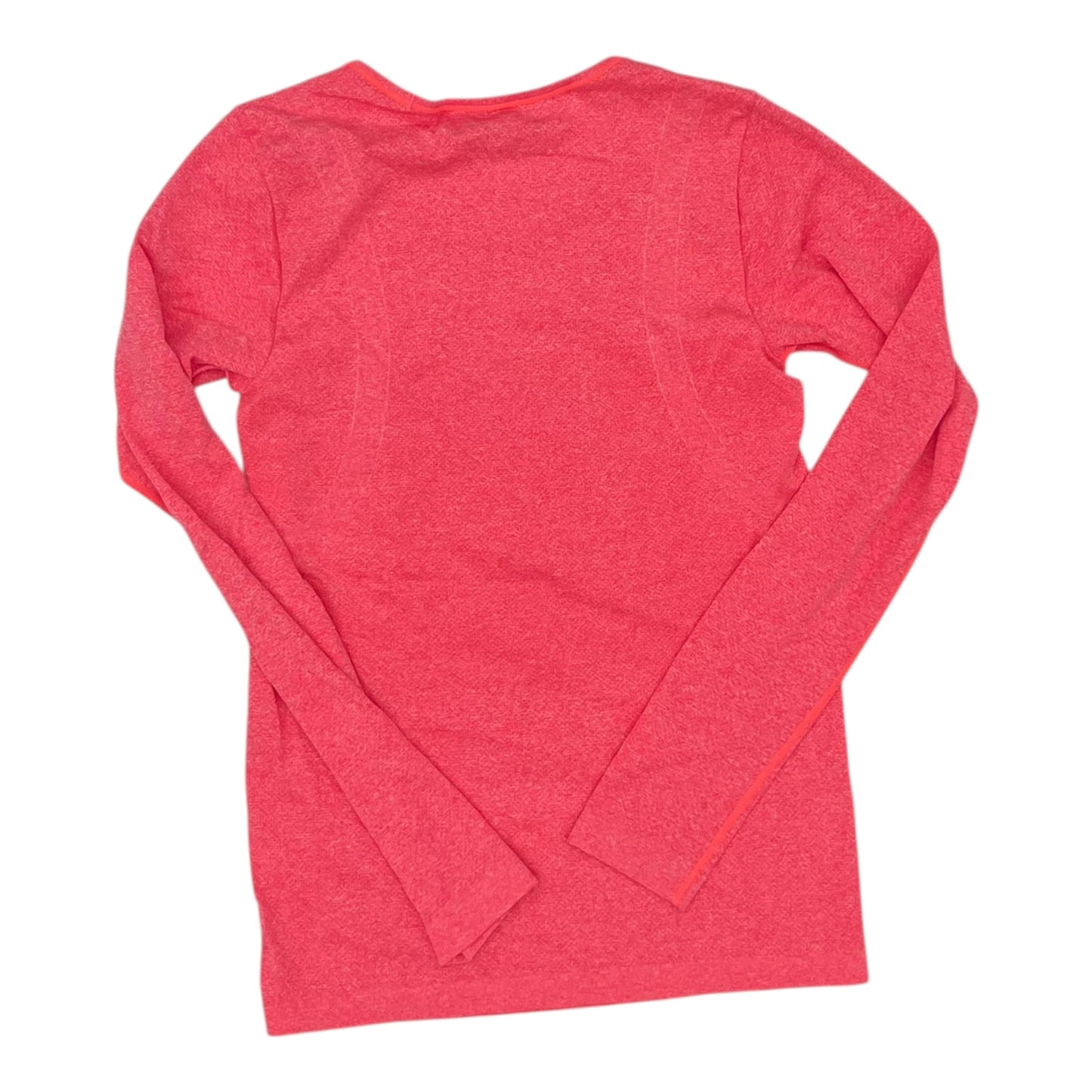 Athletic Top Ls Collar By Under Armour In Orange, Size:S