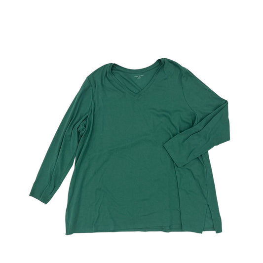 Top Ls By Lane Bryant In Green, Size:4X