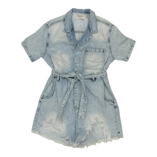 Romper By Cmc In Blue Denim, Size:S