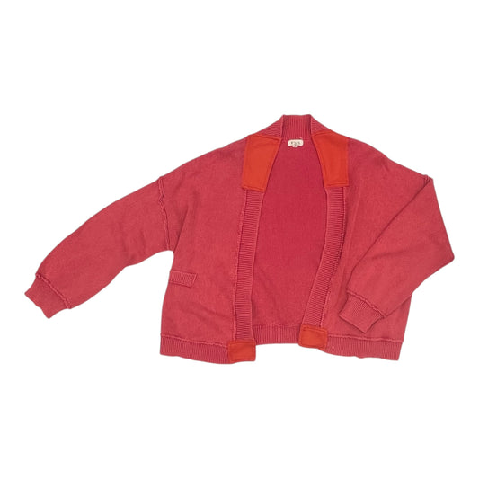 Sweater Cardigan By Pol In Red, Size:L