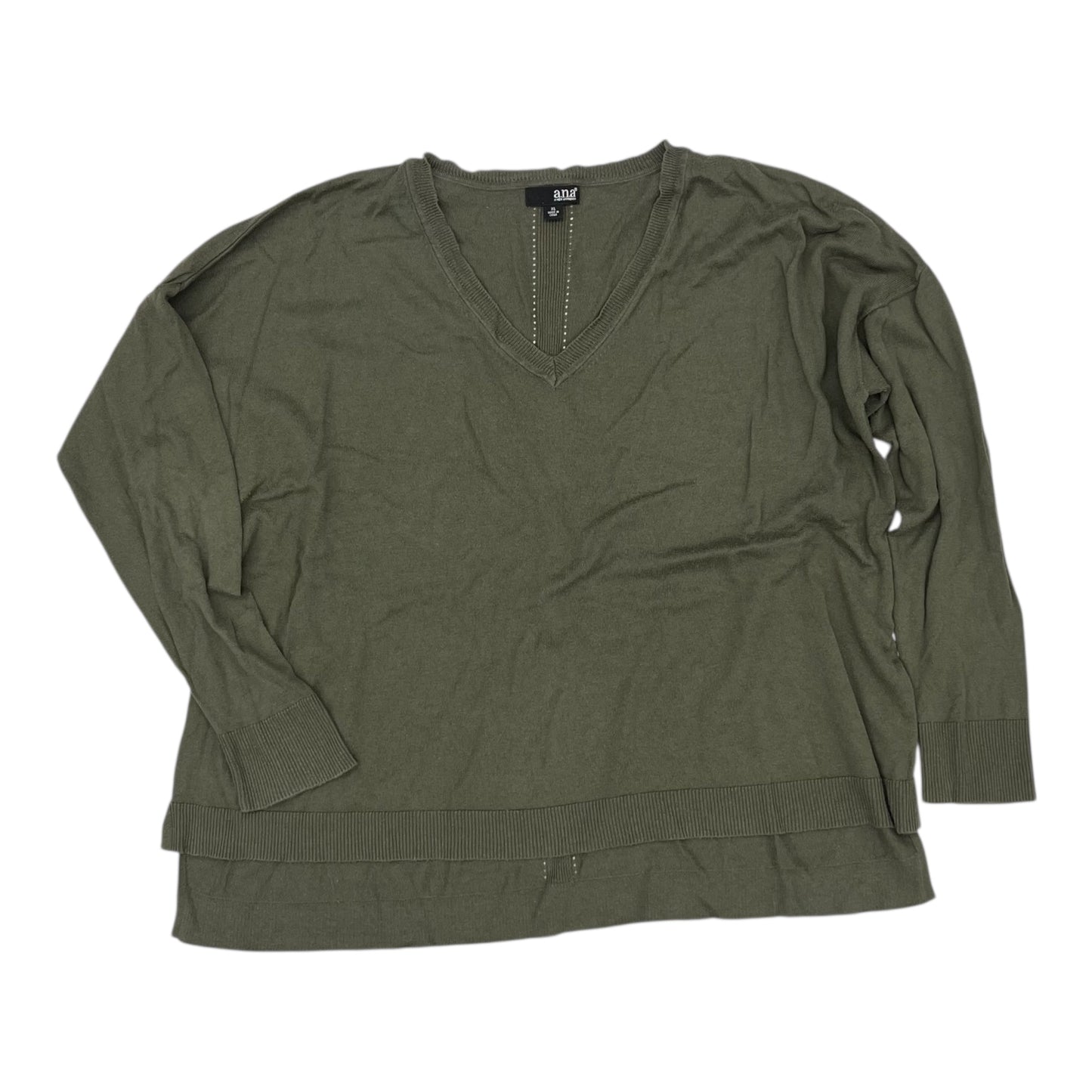 Sweater By Ana In Green, Size:Xl