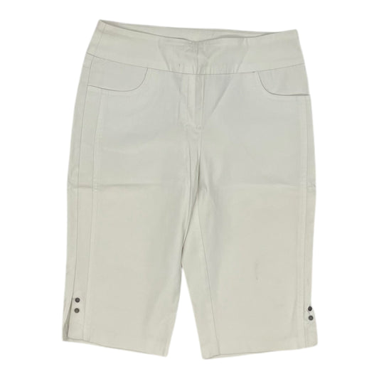 Shorts By Tribal In White, Size:4