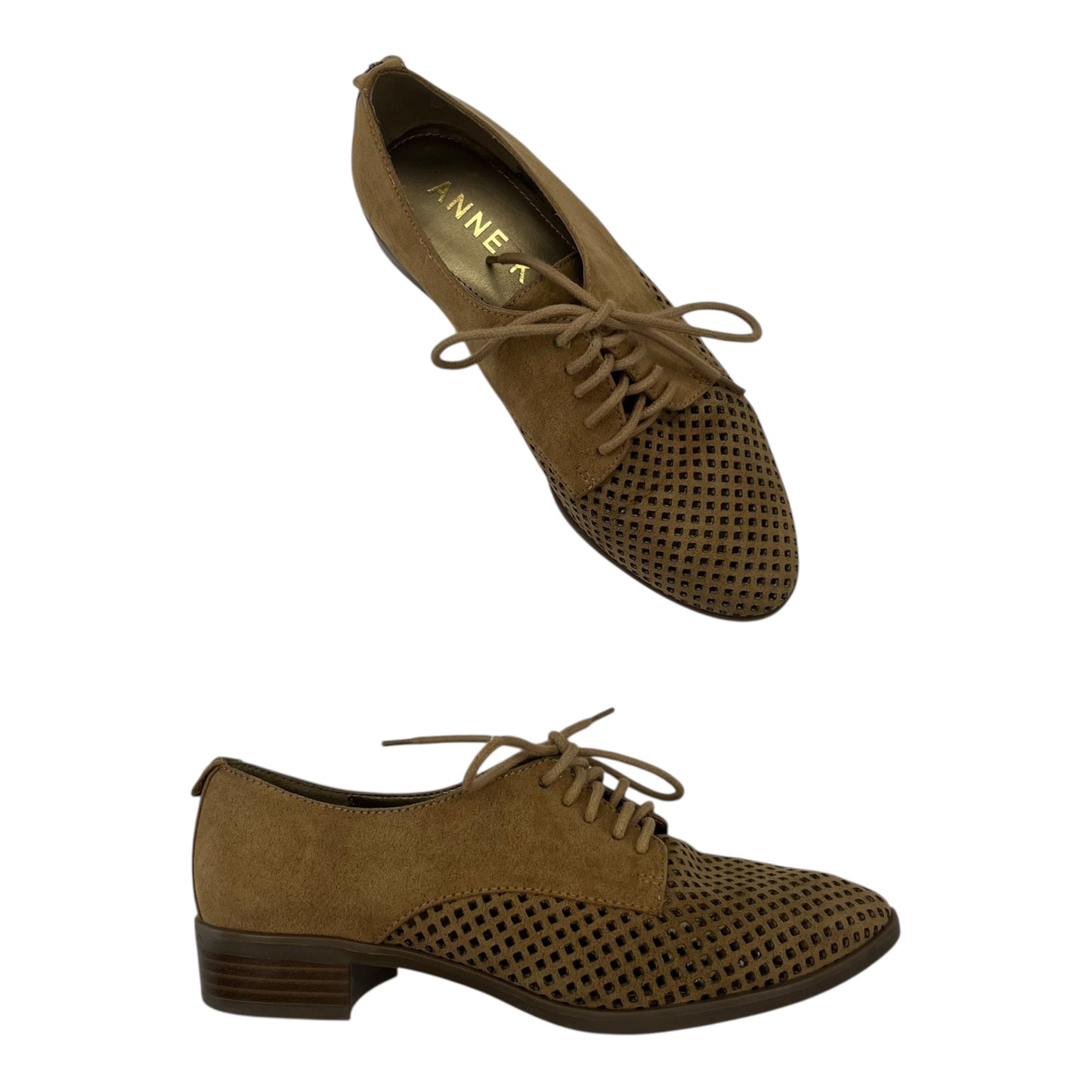 Shoes Flats By Anne Klein In Brown, Size:6