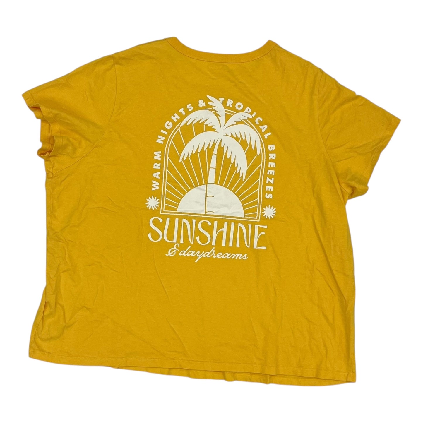 Top Ss By Old Navy In Yellow, Size:Xxl