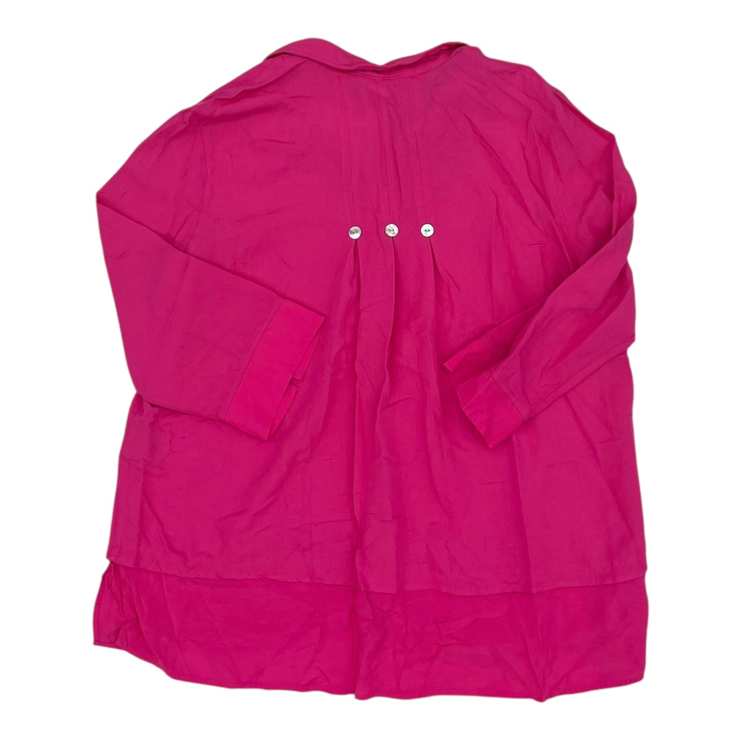 BLOUSE LS by JOHN MARK in PINK, Size:L