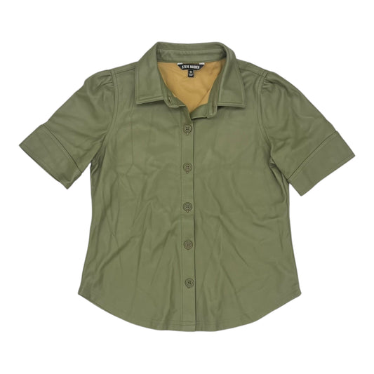 Blouse Ss By Steve Madden In Green, Size:S