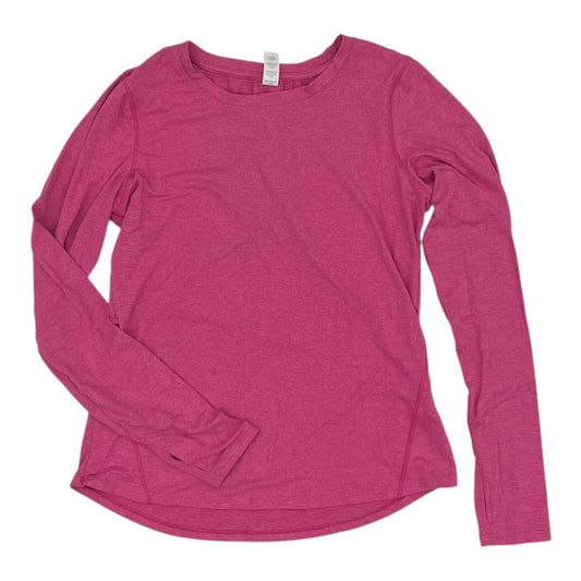 Athletic Top Ls Crewneck By Marika In Pink, Size:M