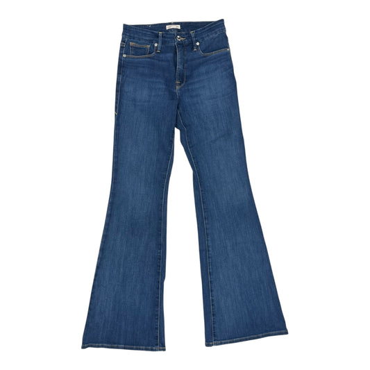 Jeans Flared By Good American In Blue Denim, Size:6