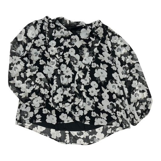 Blouse Ls By Lane Bryant In Floral Print, Size:3X