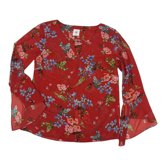 Blouse Ls By Cabi In Red, Size:Xs