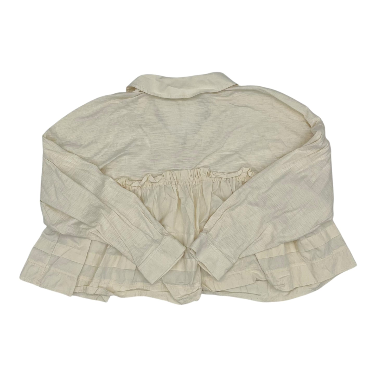 Top Ls By Pilcro In Cream, Size:L