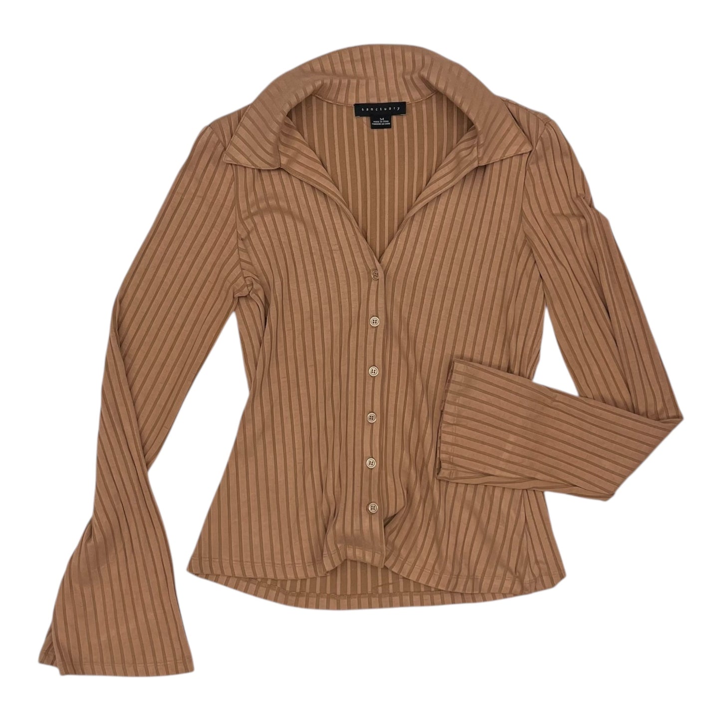 Top Ls By Sanctuary In Tan, Size:M