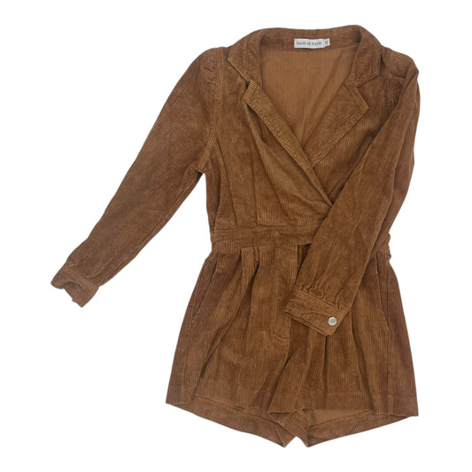 Romper By Clothes Mentor In Brown, Size:S