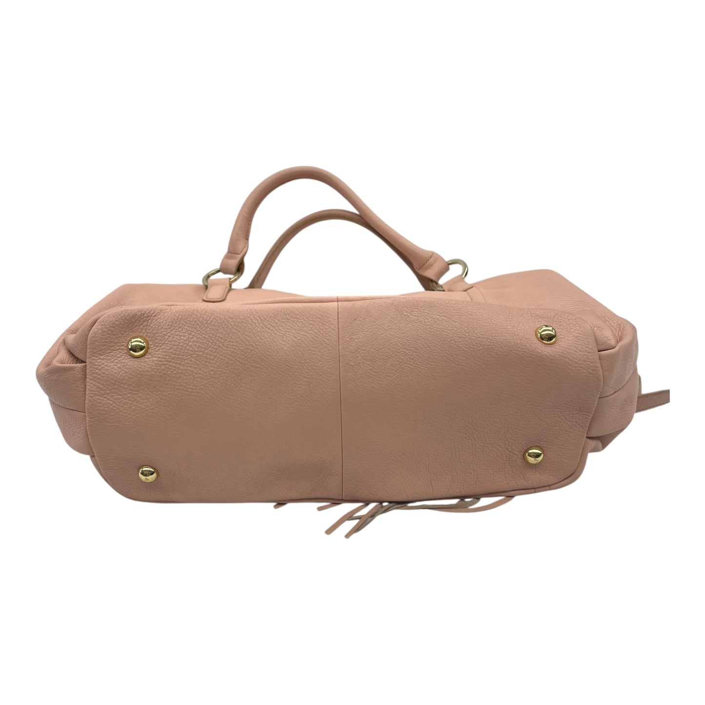 Handbag Leather By Clothes Mentor In Pink, Size:Large