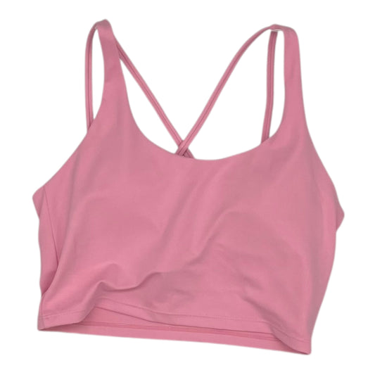 Athletic Bra By Zyia In Pink, Size:L