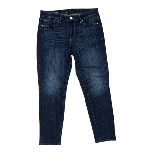 Jeans Straight By White House Black Market In Blue Denim, Size:8