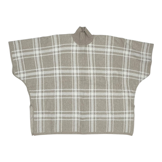 Shawl By Rachel Zoe In Tan & White, Size:Osfm