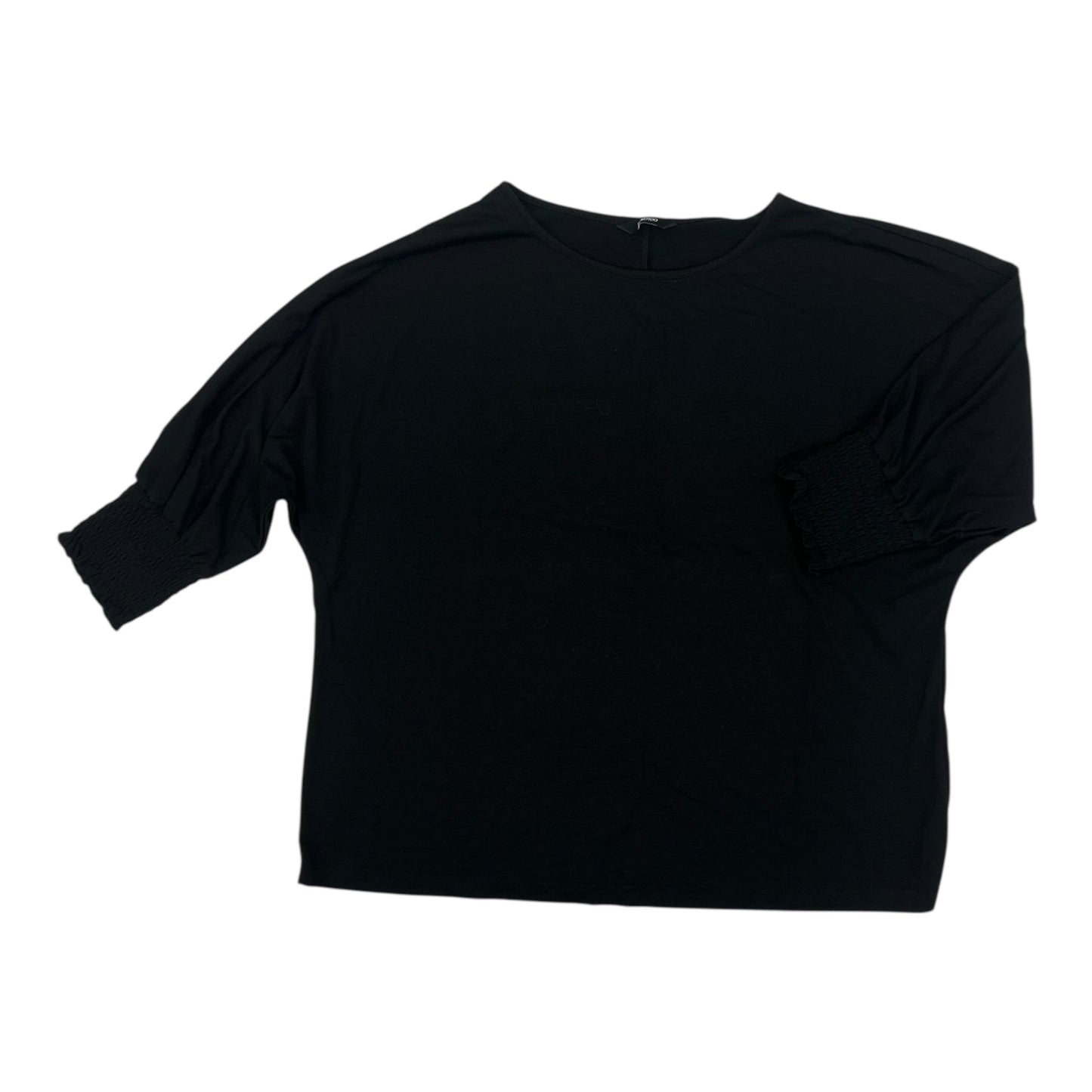 Top 3/4 Sleeve By Dokotoo In Black, Size:Xl