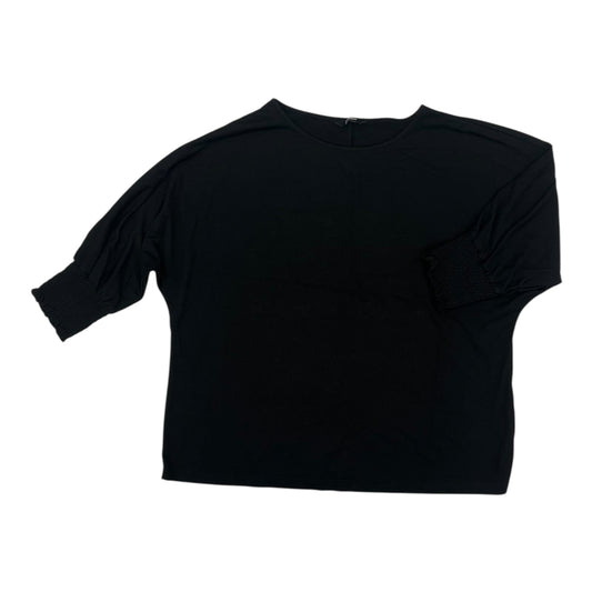 Top 3/4 Sleeve By Dokotoo In Black, Size:Xl