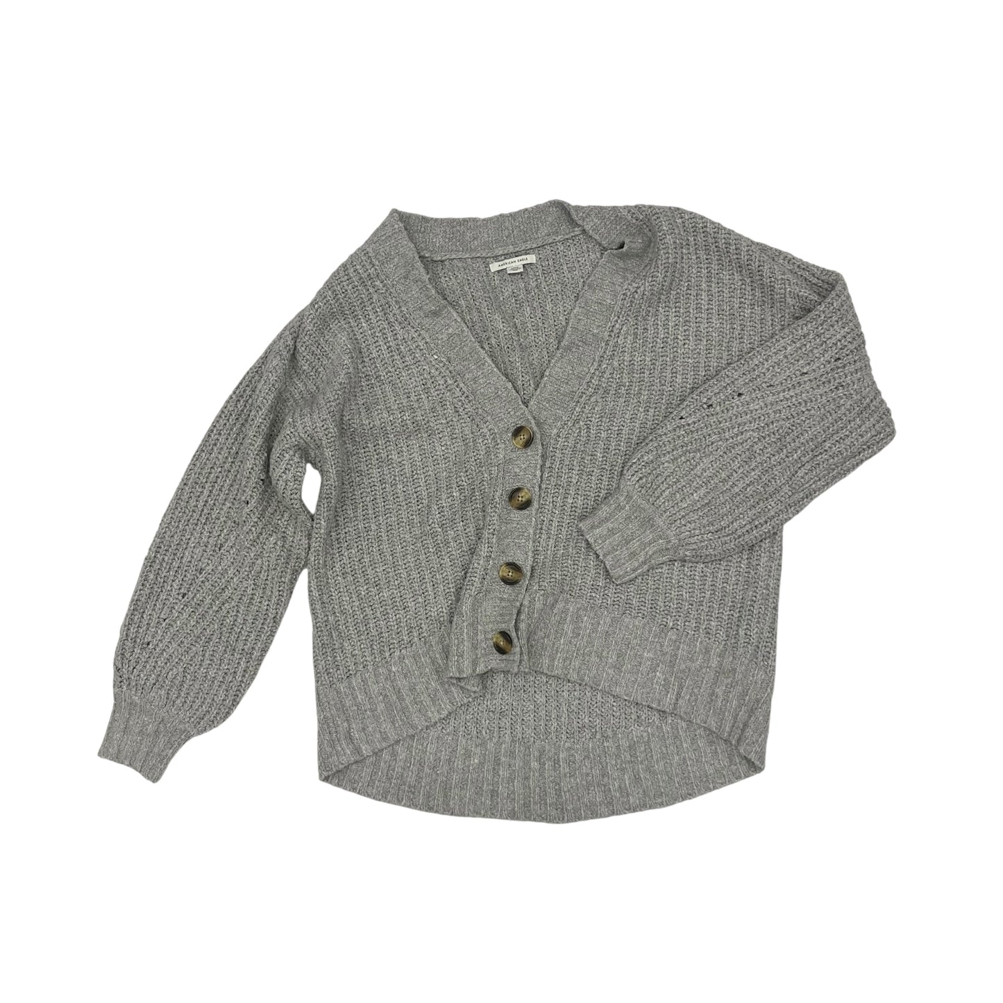 Sweater Cardigan By American Eagle In Grey, Size:S