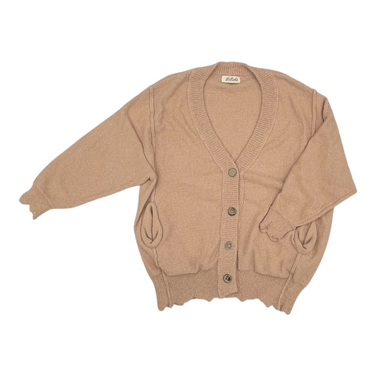 Sweater Cardigan By Listicle In Tan, Size:S