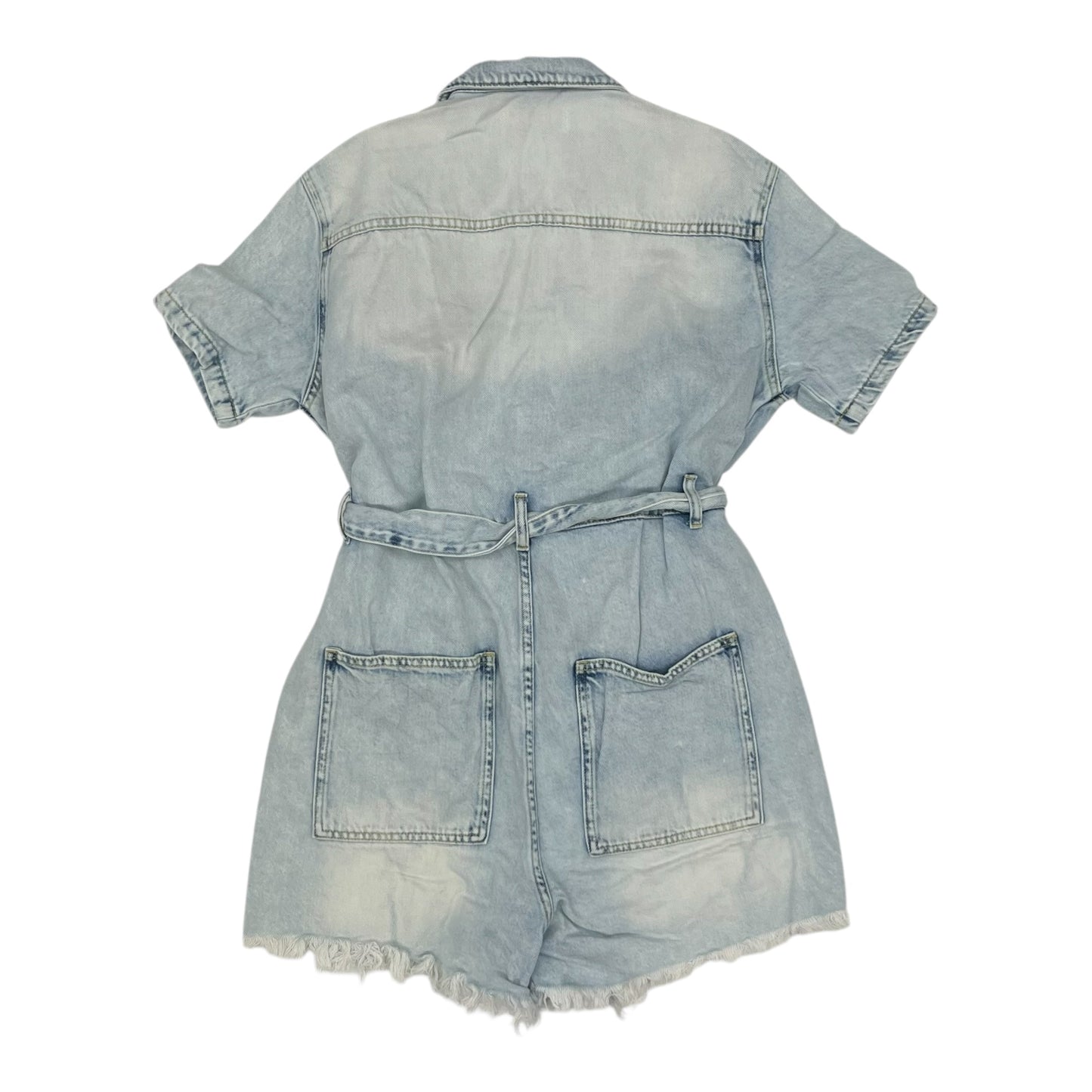 Romper By Cmc In Blue Denim, Size:S