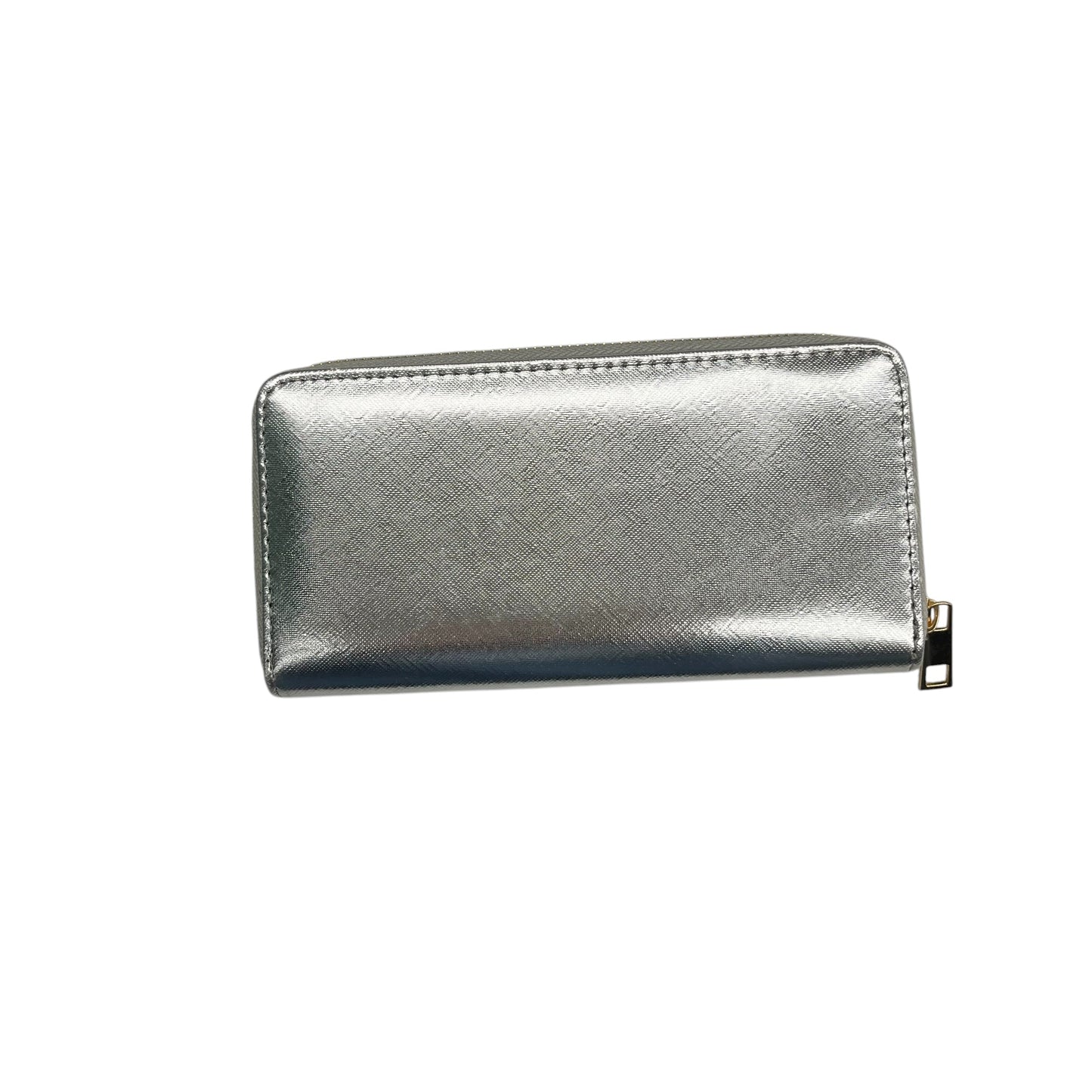 Wallet By Clothes Mentor In Silver, Size:Large