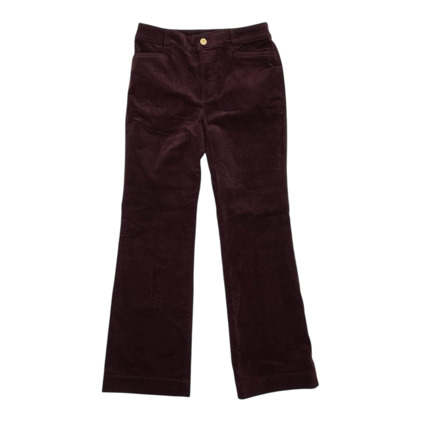 Pants Corduroy By Talbots In Maroon, Size:4P