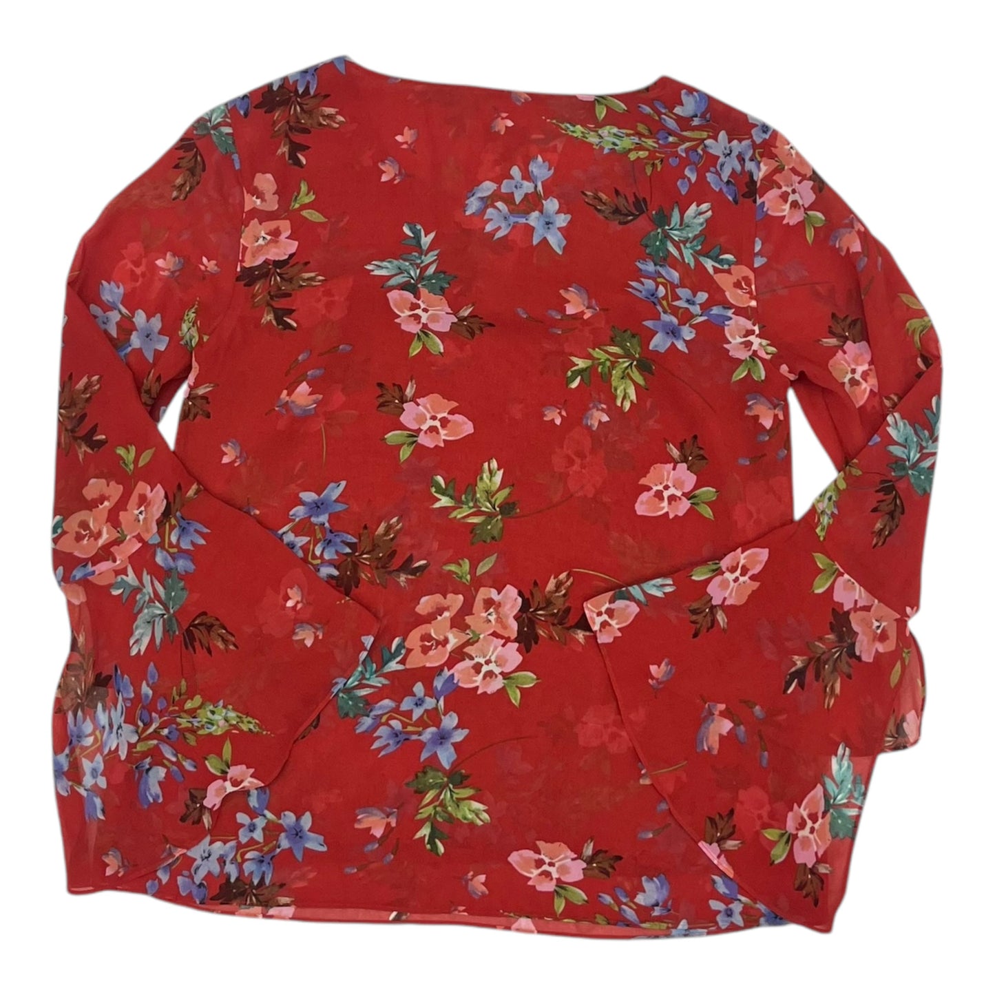 Blouse Ls By Cabi In Red, Size:Xs