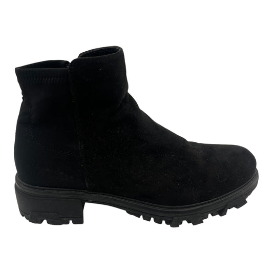 Boots Ankle Heels By Unisa In Black, Size:9