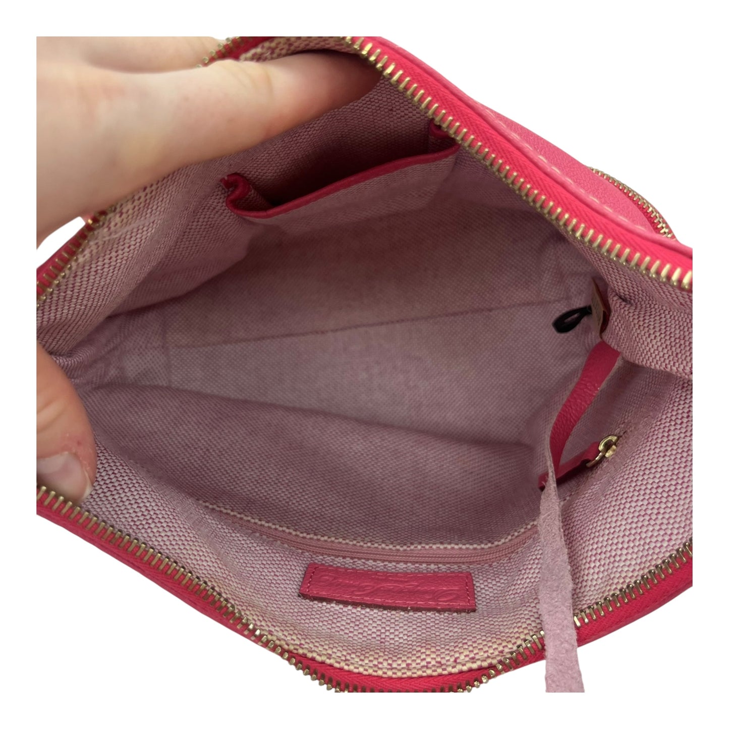 Handbag Designer By Dooney And Bourke In Pink, Size:Medium