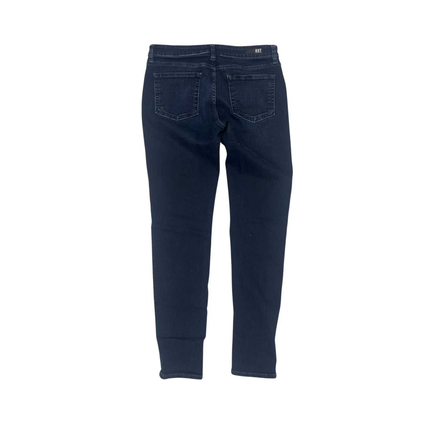 Jeans Skinny By Kut In Blue Denim, Size:8