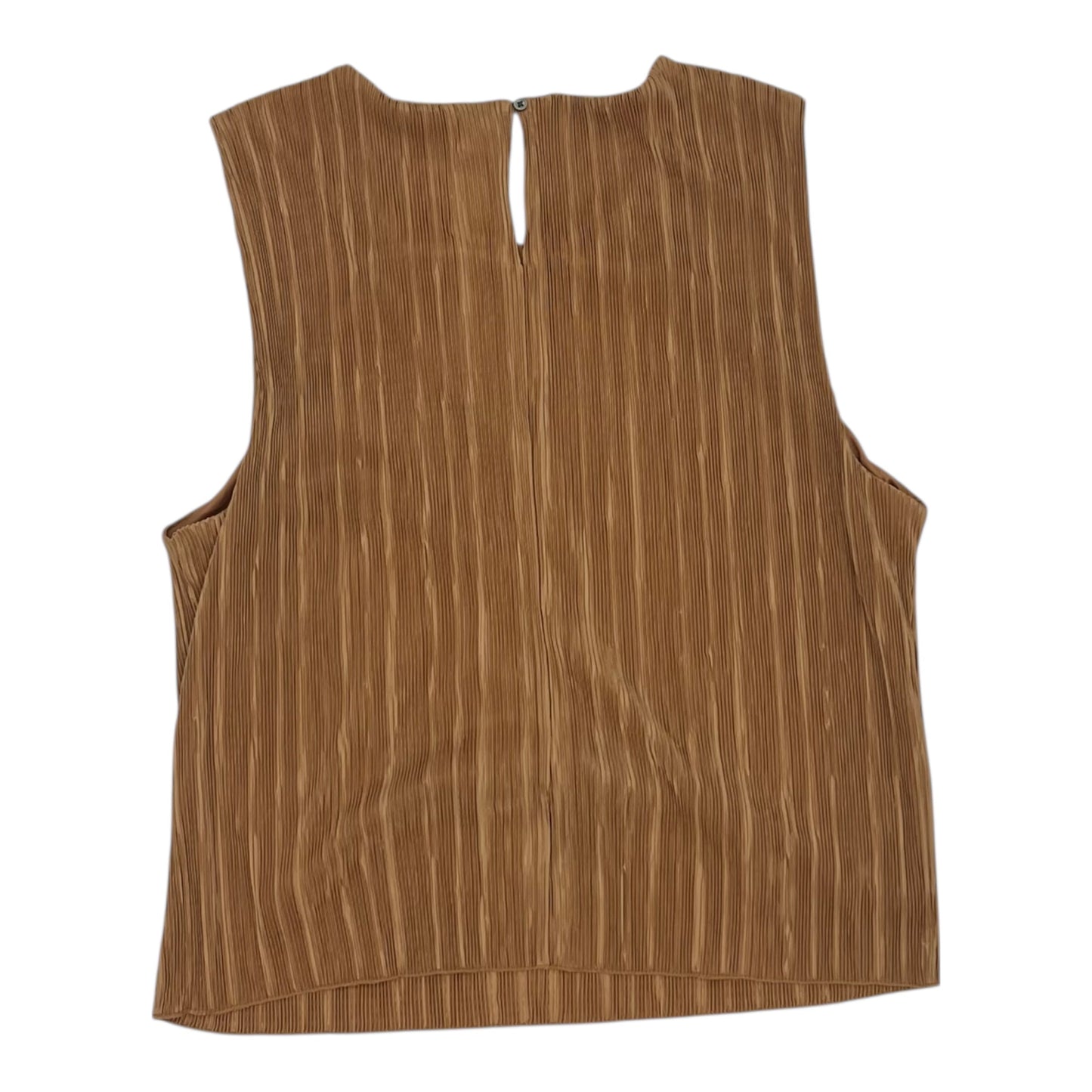 Blouse Sleeveless By J. Crew In Brown, Size:Xl