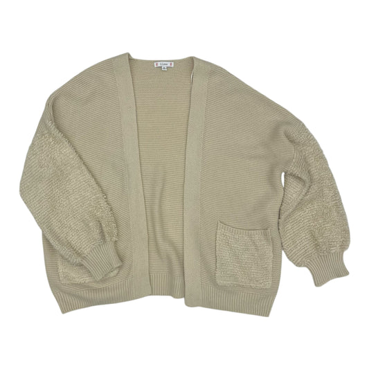 Sweater Cardigan By Clothes Mentor In Tan, Size:M
