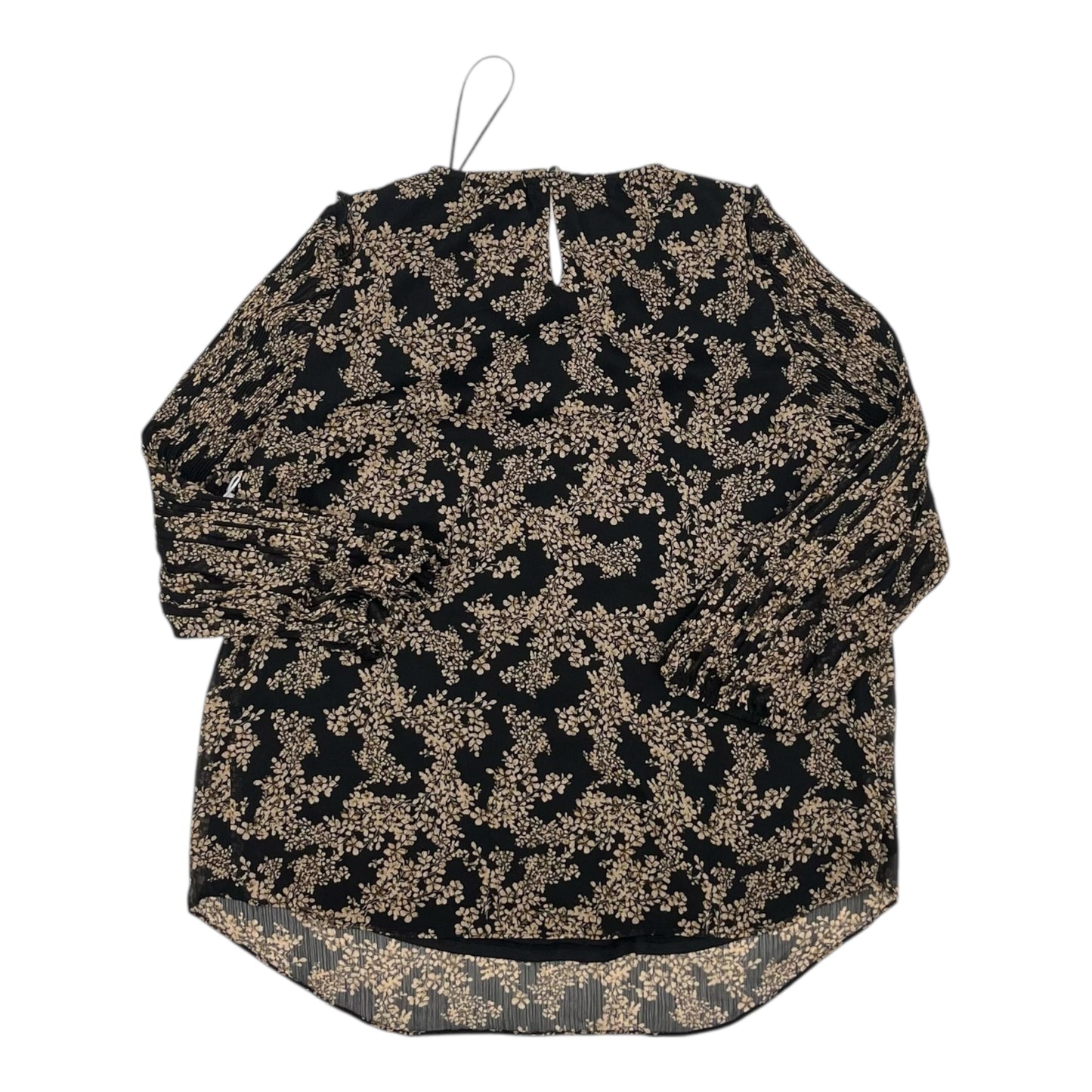 Blouse 3/4 Sleeve By Lc Lauren Conrad In Floral Print, Size:M