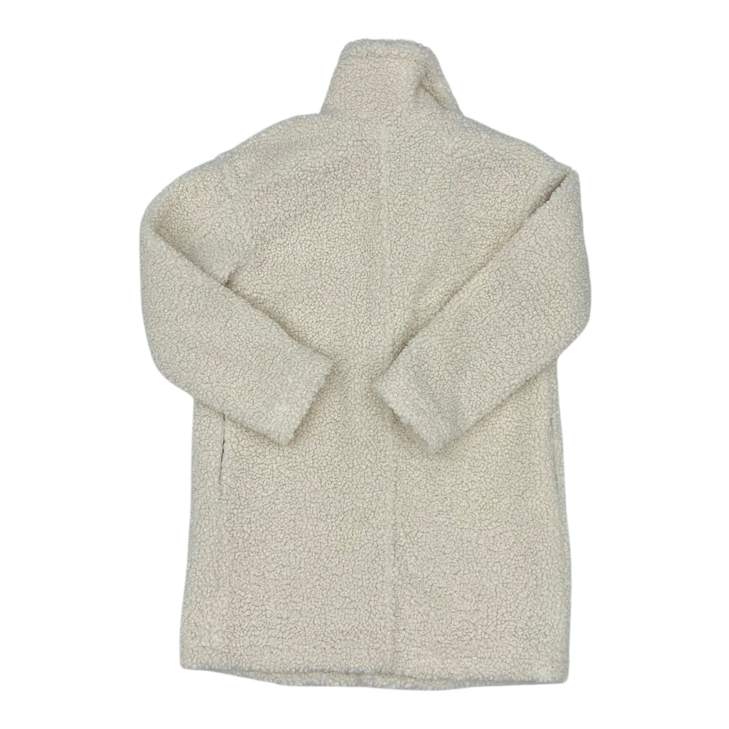 Coat Faux Fur & Sherpa By A New Day In Cream, Size:Xs