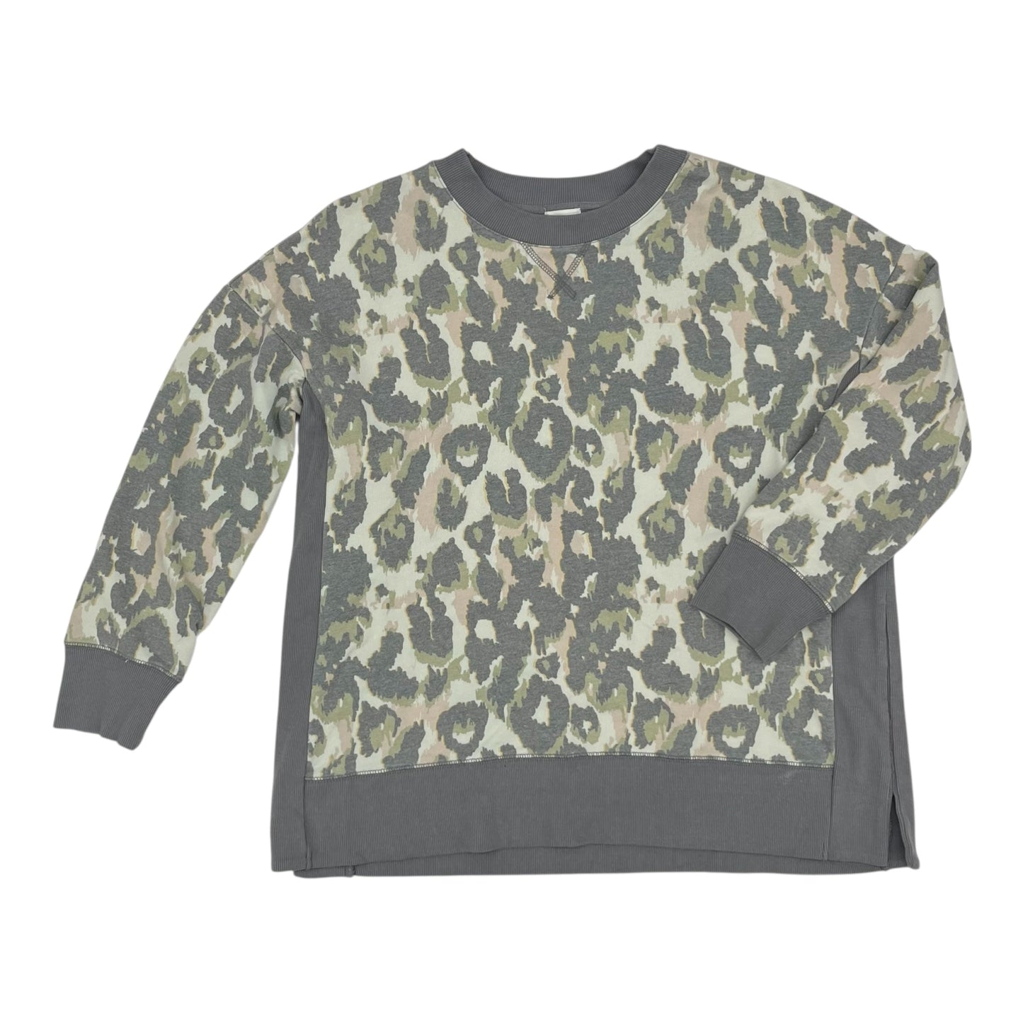 Sweatshirt Crewneck By Bke In Camouflage Print, Size:L