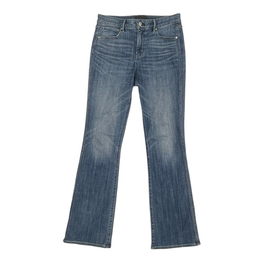 Jeans Flared By White House Black Market In Blue Denim, Size:6