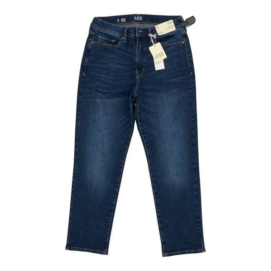 Jeans Straight By Ana In Blue Denim, Size:12