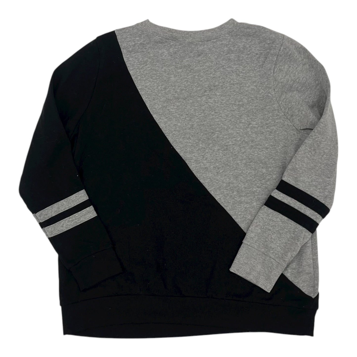 Sweatshirt Crewneck By Torrid In Black & Grey, Size:L