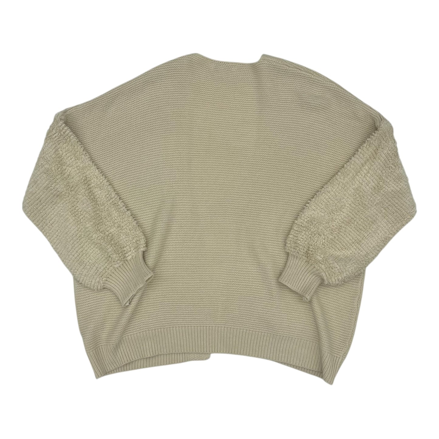 Sweater Cardigan By Clothes Mentor In Tan, Size:M