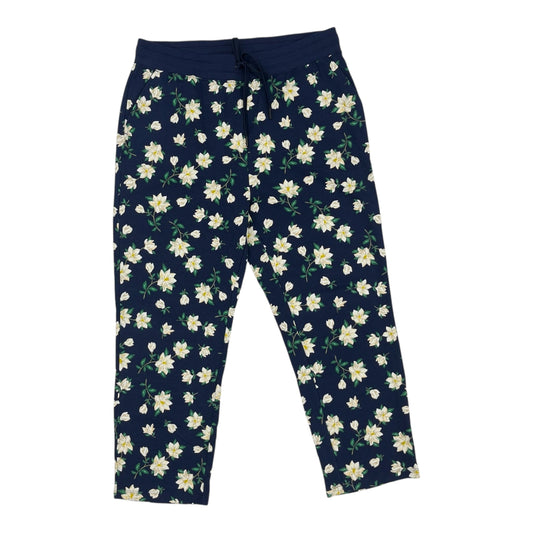Pants Lounge By Draper James In Blue & Cream, Size:L