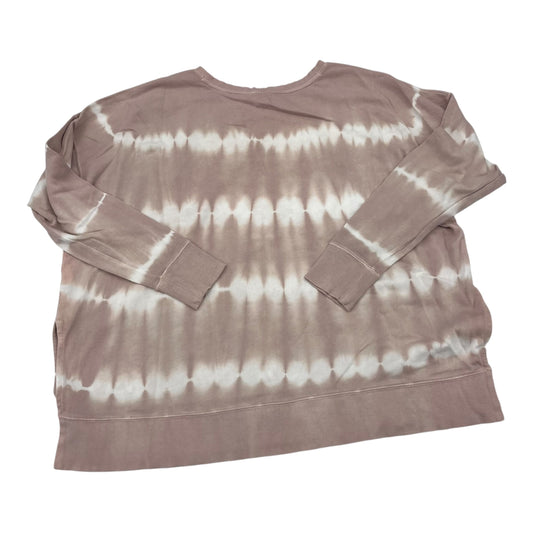 Sweatshirt Crewneck By Lucky Brand In Pink, Size:Xl