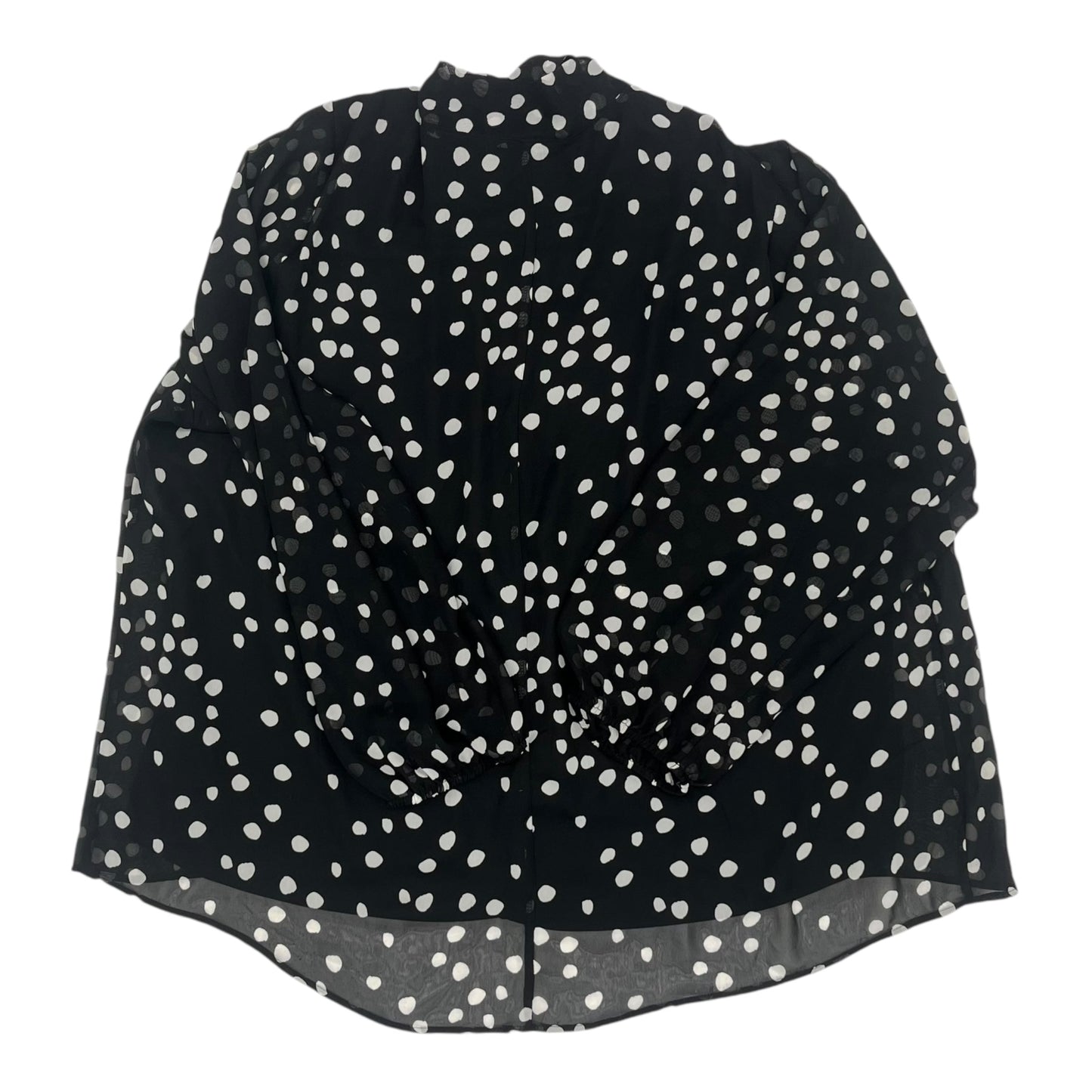 Blouse Ls By Lane Bryant In Polkadot Pattern, Size:3X