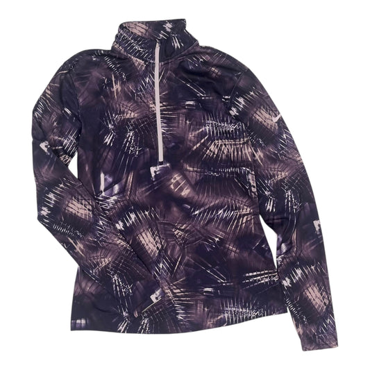ATHLETIC TOP LS COLLAR by NIKE In PURPLE, Size: L
